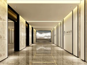 hotel reception hall design complete 06 3D Model