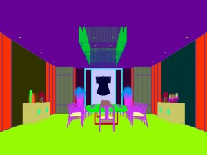 conference room office reception hall 14 3D Model