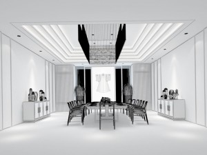 conference room office reception hall 14 3D Model