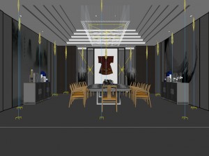 conference room office reception hall 14 3D Model