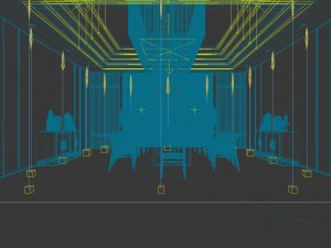 conference room office reception hall 14 3D Model