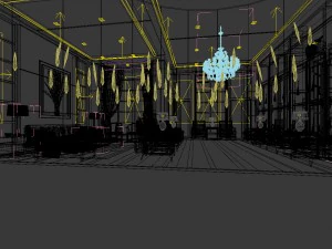 conference room office reception hall 15 3D Model