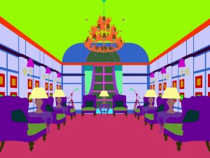 conference room office reception hall 17 3Dモデル