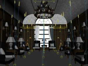 conference room office reception hall 17 3D Model