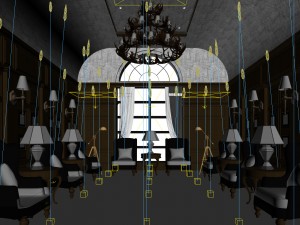 conference room office reception hall 17 3D-Modell