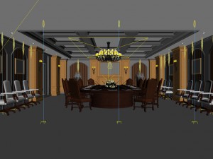 conference room office reception hall 18 3D Model
