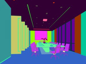 conference room office reception hall 19 3D-Modell