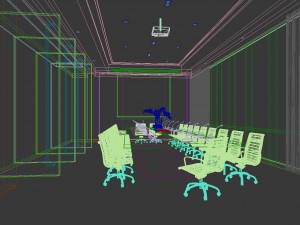 conference room office reception hall 19 3D-Modell