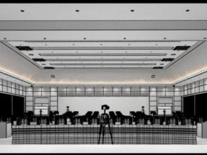 conference room office reception hall 20 3D Model