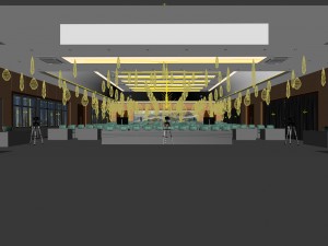 conference room office reception hall 20 3D Model