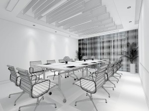 conference room office reception hall 21 3D Model