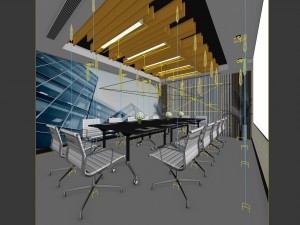 conference room office reception hall 21 3D Model