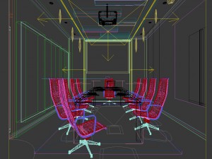 conference room office reception hall 24 3Dモデル