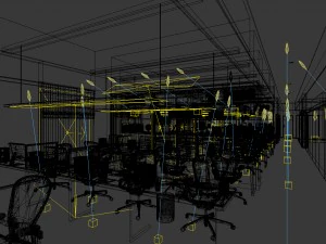 conference room office reception hall 25 3D Model
