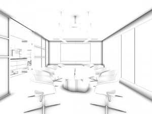 conference room office reception hall 26 Modelo 3D