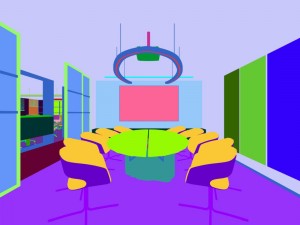conference room office reception hall 26 Modelo 3D