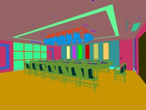 conference room office reception hall 27 Modelo 3D