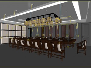 conference room office reception hall 27 Modelo 3D