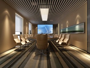 conference room office reception hall 28 Modello 3D