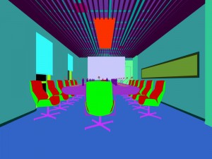 conference room office reception hall 28 3D-Modell