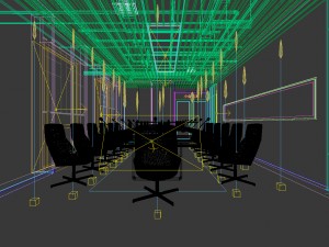 conference room office reception hall 28 3D-Modell