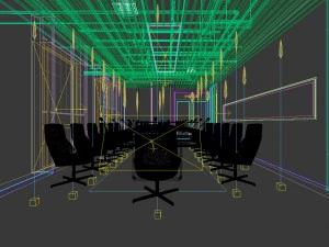 conference room office reception hall 28 3D Model