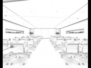 conference room office reception hall 29 3D Model