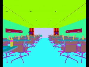 conference room office reception hall 29 3D Model