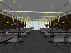 conference room office reception hall 29 3D Model