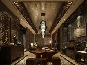 sala conferenze ufficio reception hall 30 Modello 3D