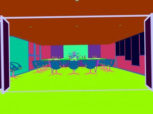conference room office reception hall 31 3D Model