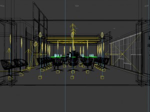 conference room office reception hall 31 3D Model