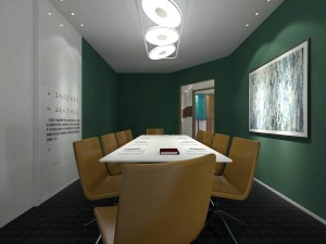 conference room office reception hall 32 3D Model