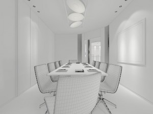conference room office reception hall 32 3D Модель