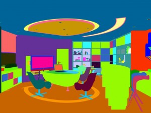 conference room office reception hall 33 3D-Modell