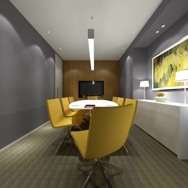 conference room office reception hall 34 3Dモデル .c4d .max .obj .3ds .fbx .stl .blend 