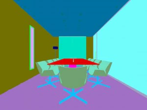 conference room office reception hall 35 3D Model