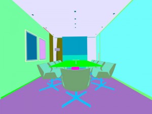 conference room office reception hall 36 3D 모델
