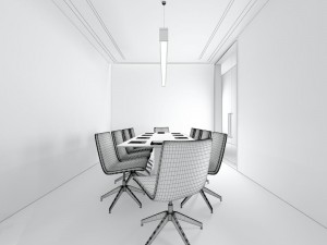 conference room office reception hall 02 3D 모델