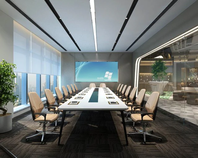 conference room office reception hall 04 3D Model .c4d .max .obj .3ds .fbx .stl .blend 