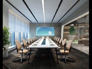 conference room office reception hall 04 Modello 3D