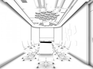 conference room office reception hall 05 3D Model