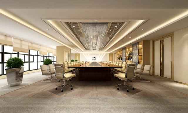 conference room office reception hall 06 3D 模型 .c4d .max .obj .3ds .fbx .stl .blend