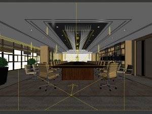 conference room office reception hall 06 3D 模型