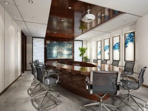 conference room office reception hall 08 3D Model