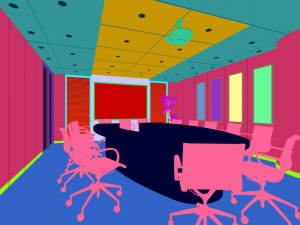 conference room office reception hall 08 3D मॉडल
