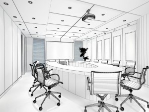 conference room office reception hall 08 3D मॉडल