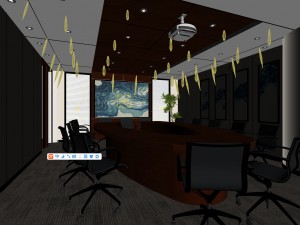 conference room office reception hall 08 3D मॉडल