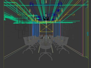 conference room office reception hall 10 3D Model