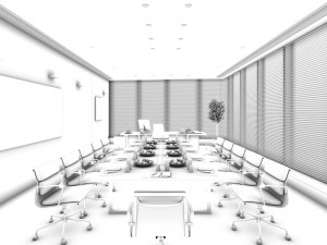 conference room office reception hall 11 3D 模型